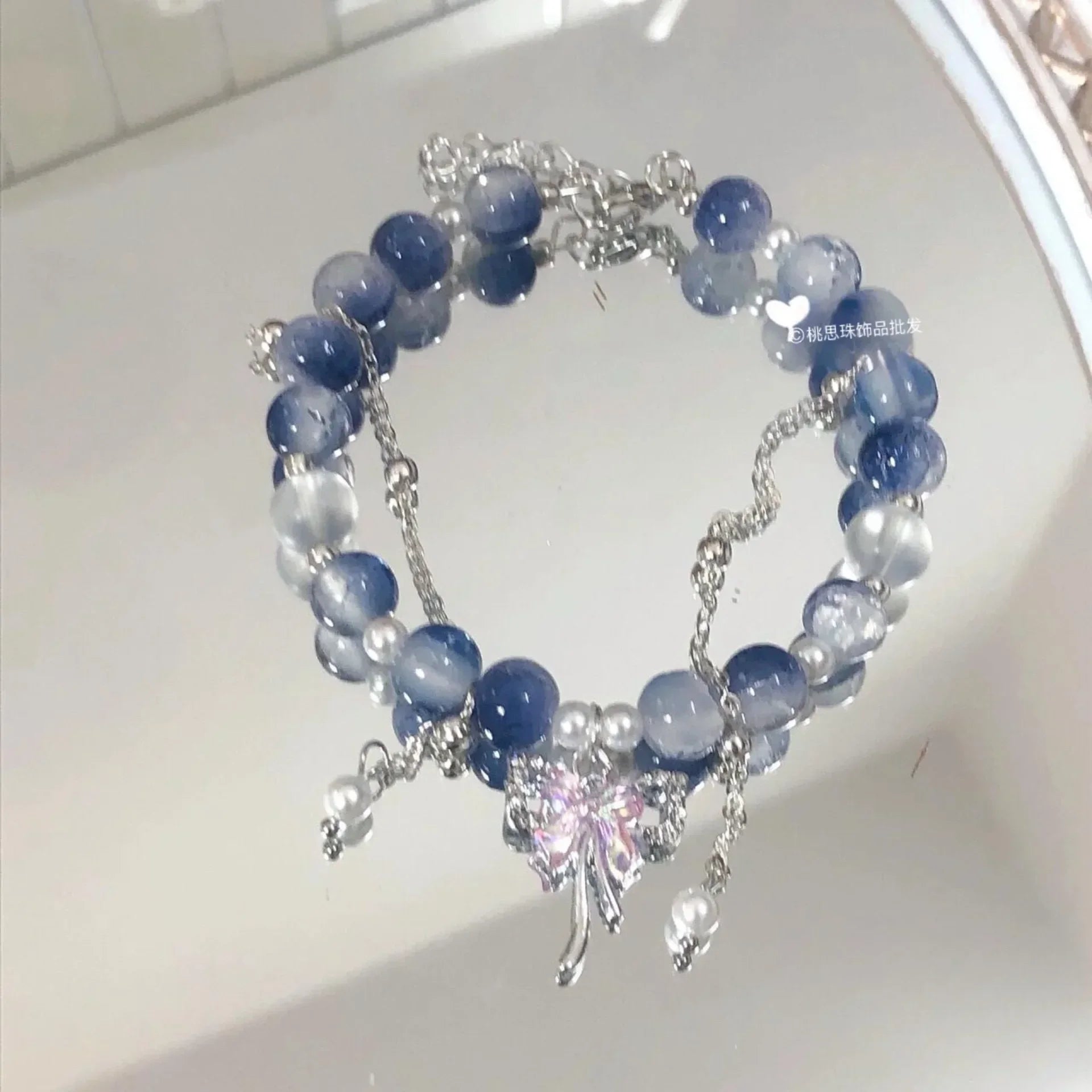 Personalized Bead Tassel Bracelet for Women