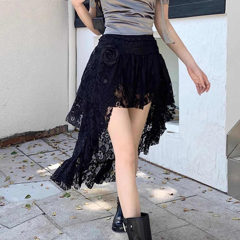 Women’s Retro High-Waist Puff Skirt