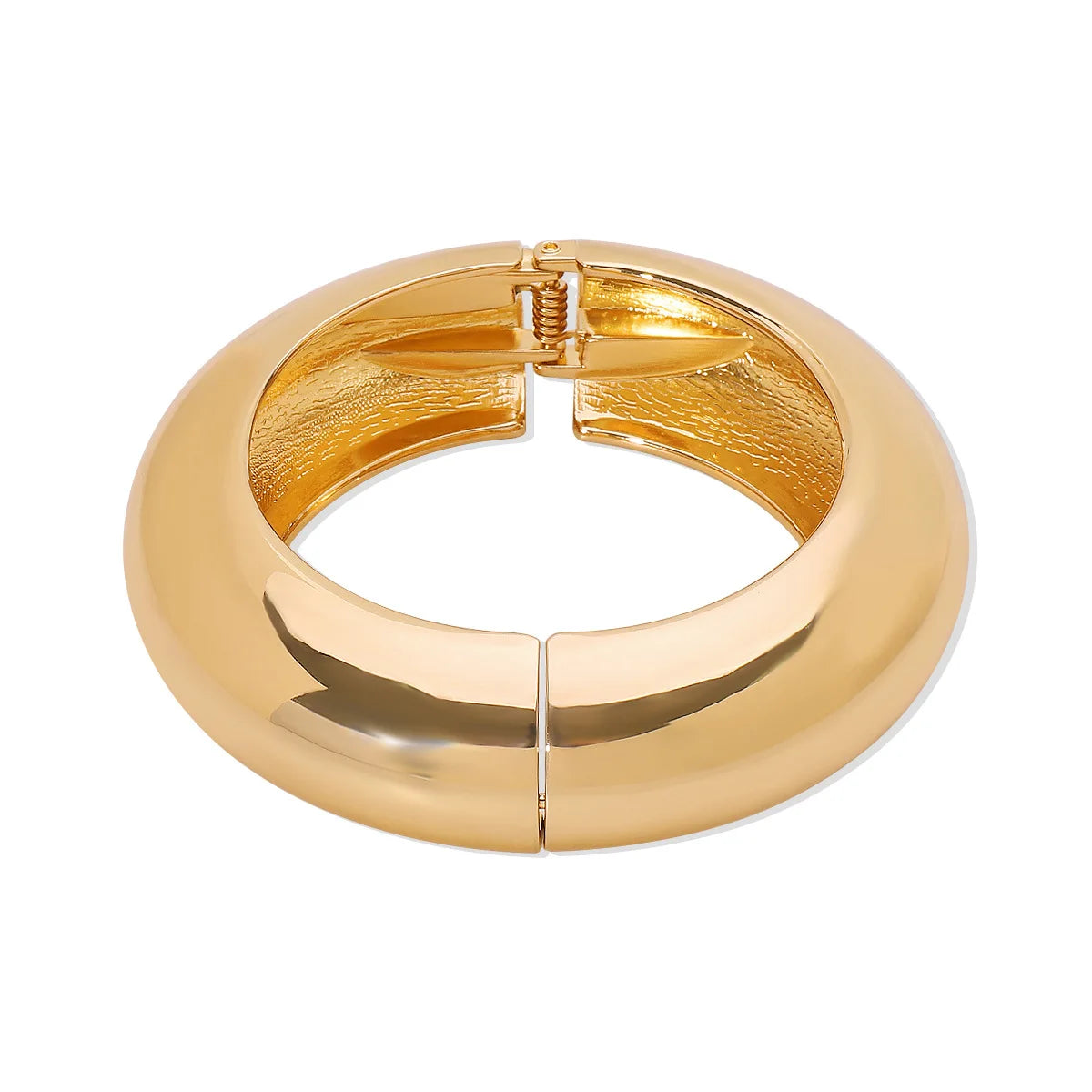 Exaggerated Punk Metal Spring Bangles