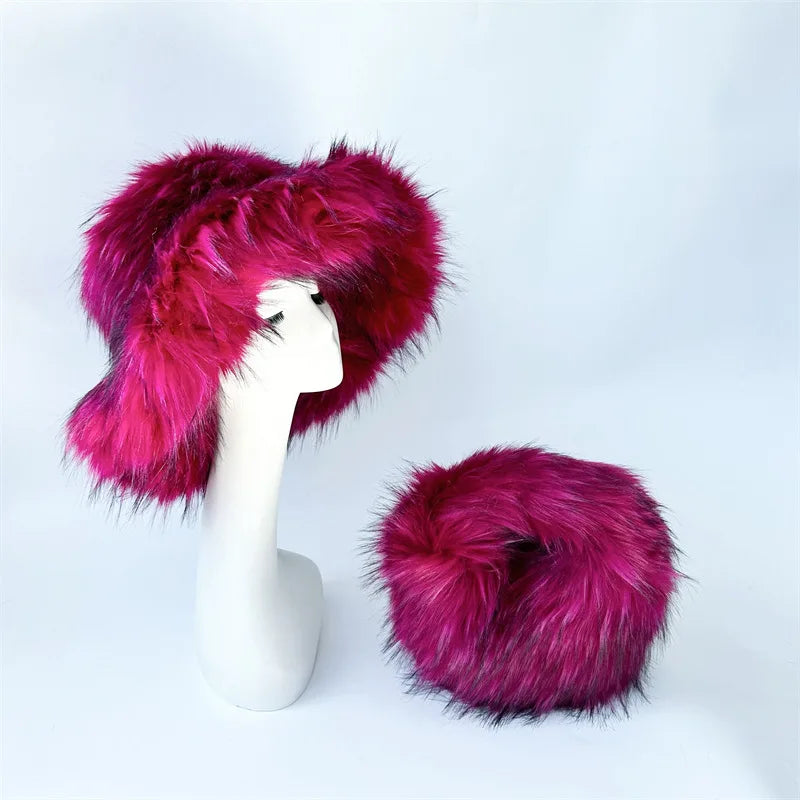 Punk Rock Style Women's Ball Bag Y2K bucket hat