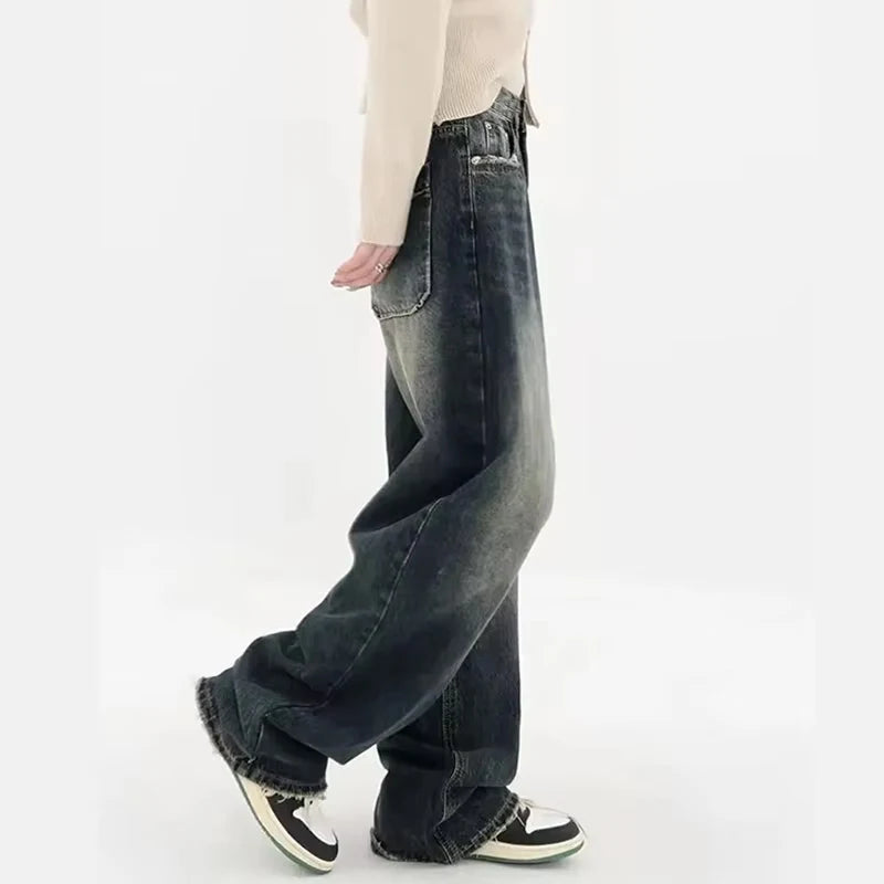 Y2K Baggy Jeans Women Retro Streetwear