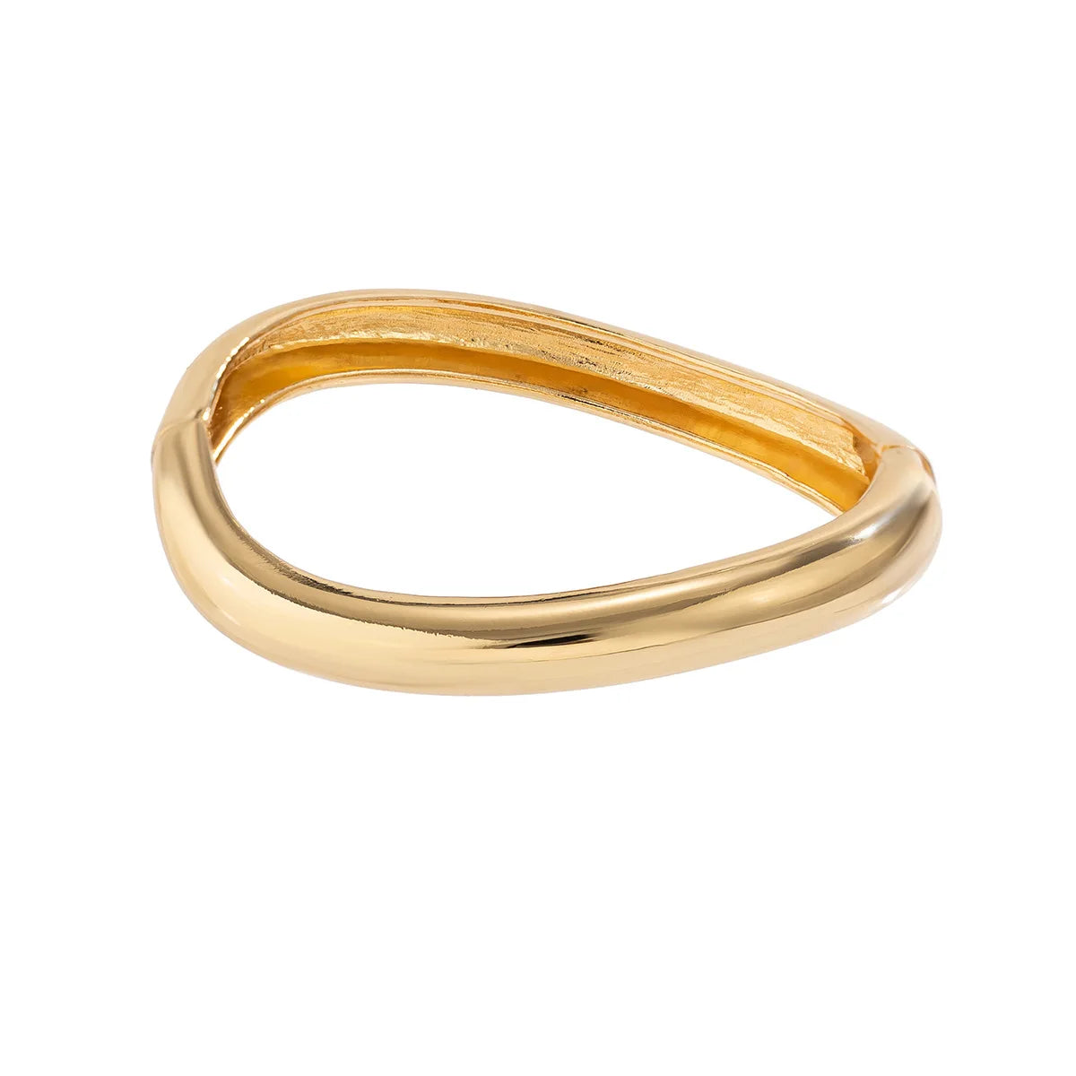 Minimalist Round Bangle Bracelet for Women