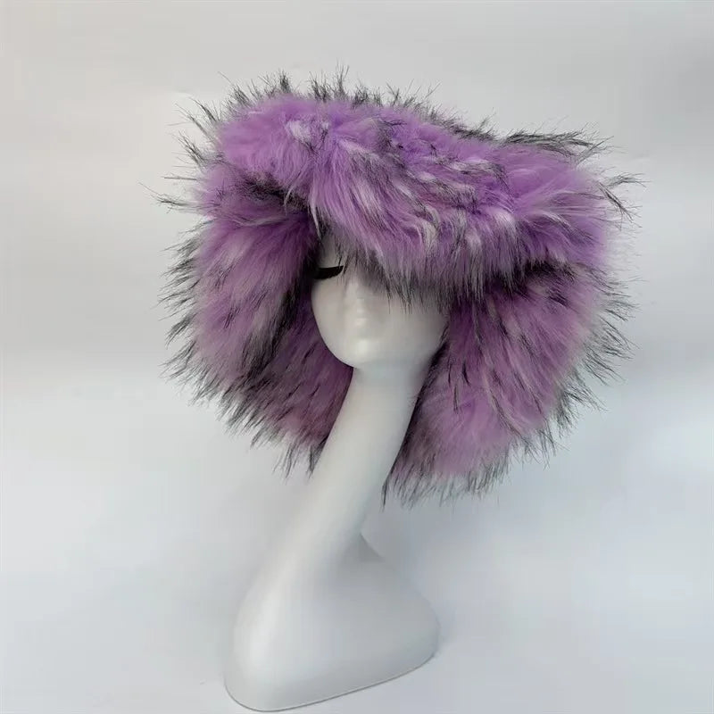 Punk Rock Style Women's Ball Bag Y2K bucket hat