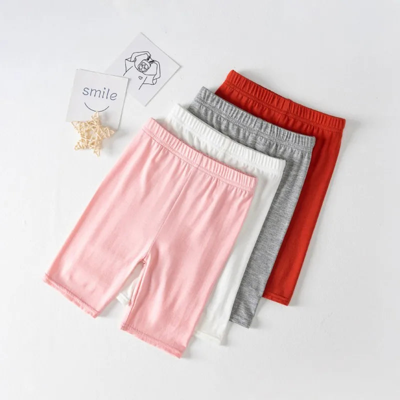 Girls High Waist Five-Point Shorts