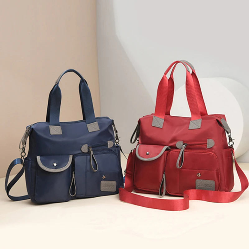 Nylon Waterproof Large Tote Bag