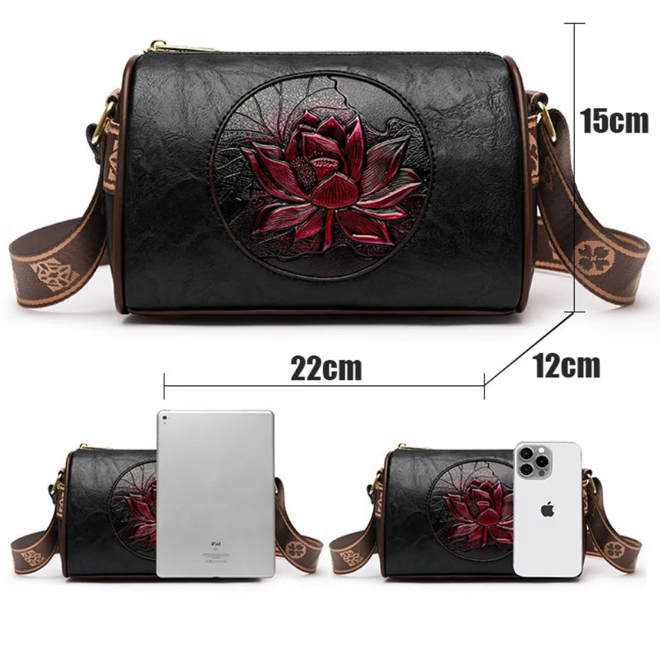 Casual Soft Leather Shoulder Crossbody Bag