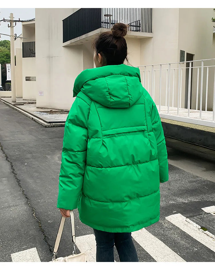 Women Winter Oversize Outwear Cotton Down Coat