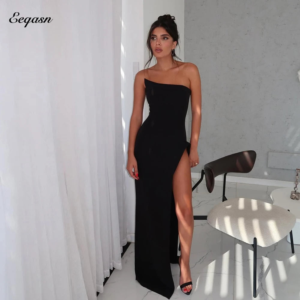 Customized Women's Evening Party Dresses Special Occasion Dress Leg Split Prom Gown Luxury Mermaid New فساتين سهرة 2025