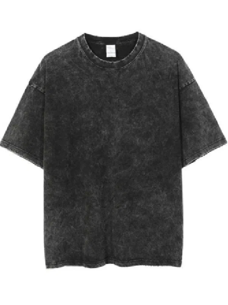 Vintage Washed Street Hip Hop T-Shirt