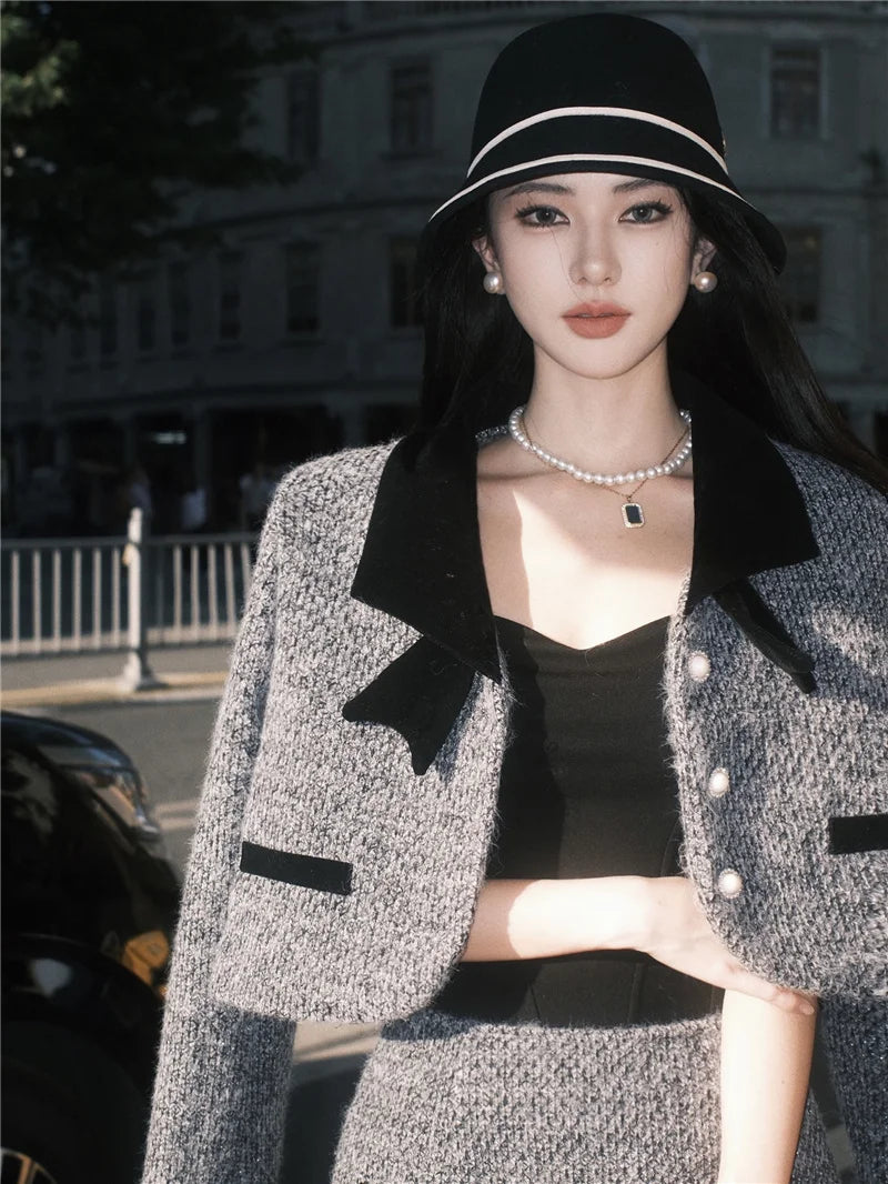 Winter Outfit Women 2024 New Elegant Lady Thickened
