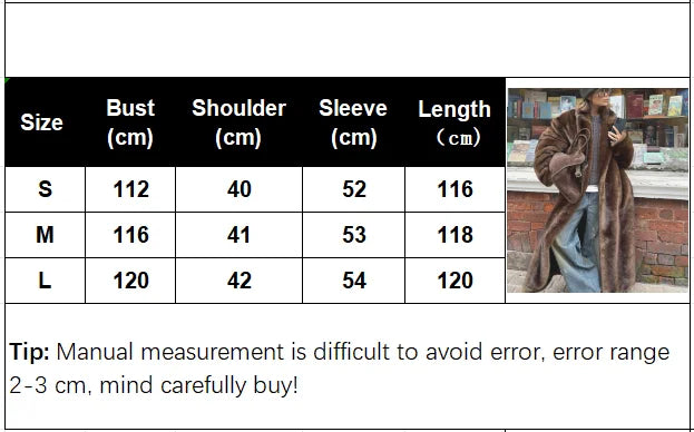 Winter Warm Thick Women Faux Fur Coats