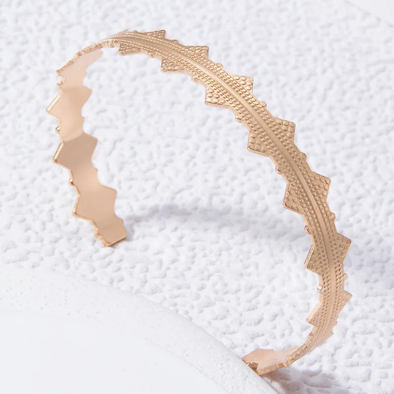 Geometric Irregular Butterfly Letter Bracelet
