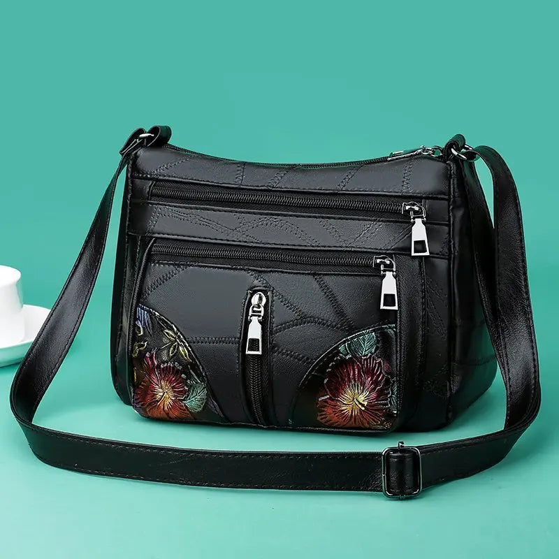 Korean Soft Leather Large Capacity Shoulder Bag