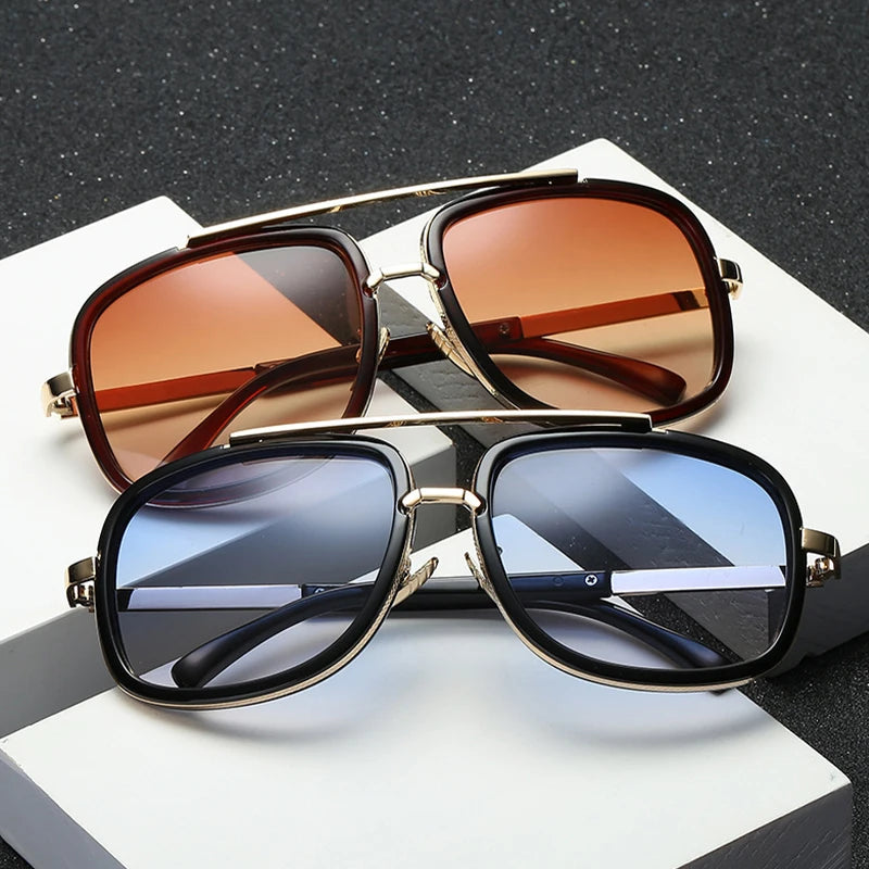 Cool Men’s Gradient Pilot Sunglasses UV400
