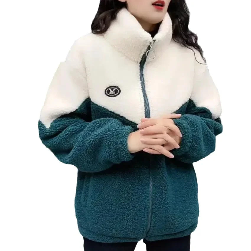 Women's Thickened Lamb Fleece Jacket