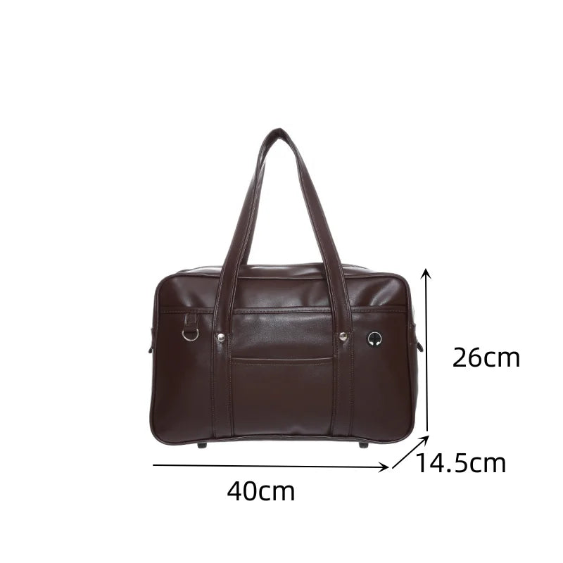 Japanese JK Uniform PU Schoolbag