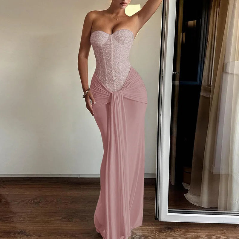 Women Evening Gown with Long Skirt New Style