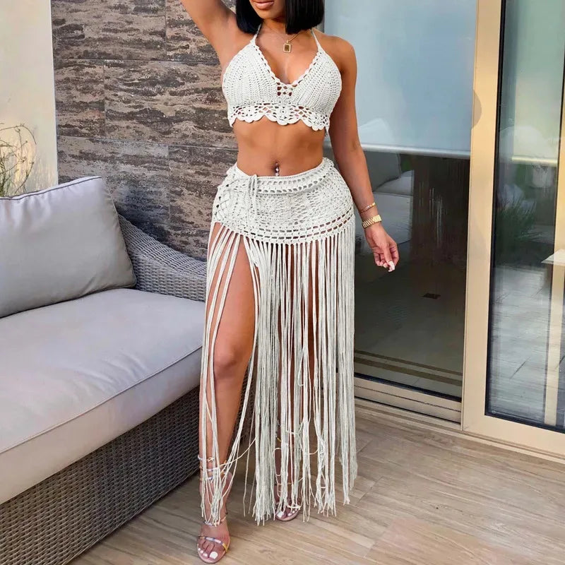 Women'S Two Piece Swimsuit Beach Cover Up Fashion