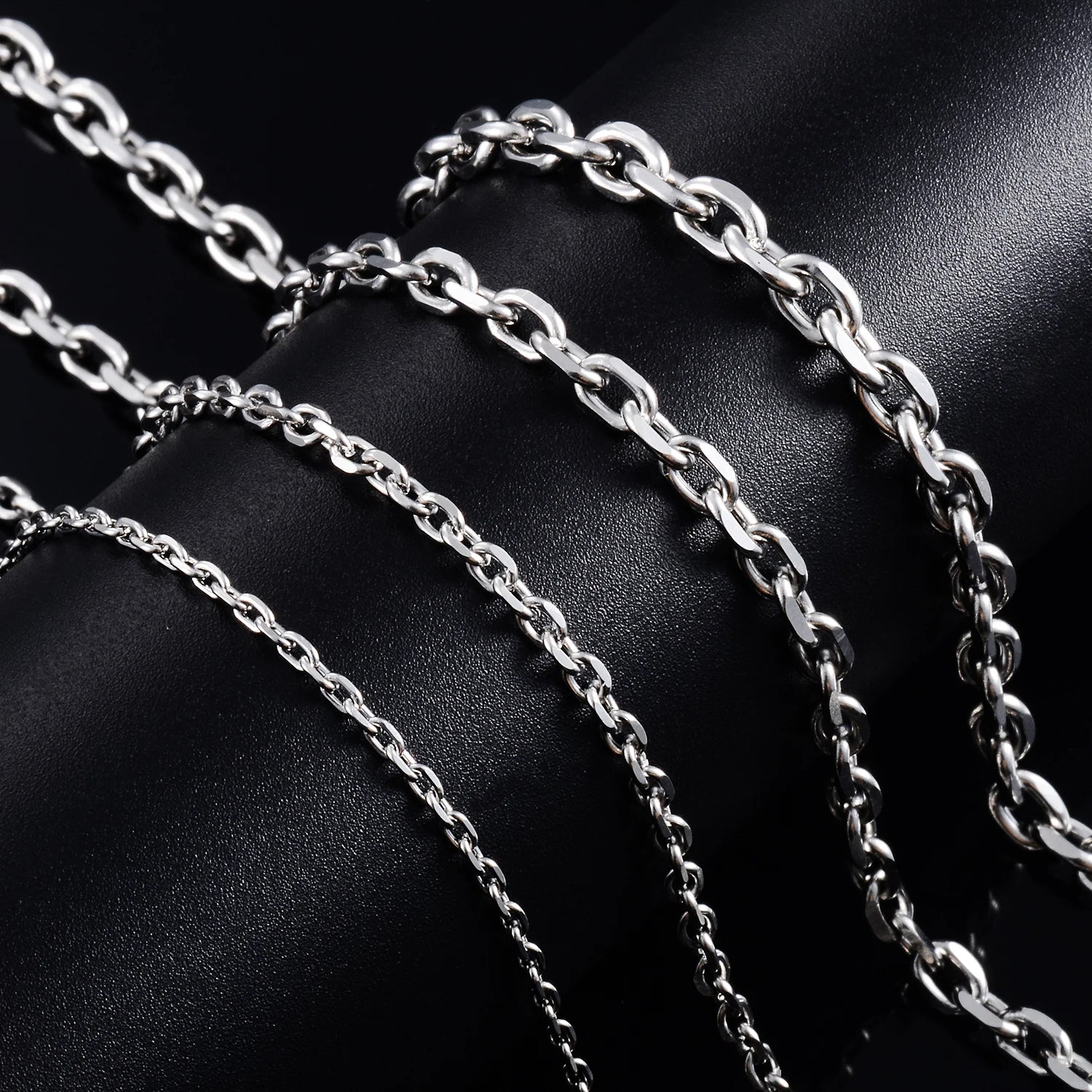 Stainless Steel O Shape Link Chain Bracelet