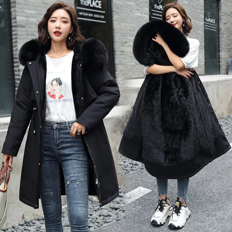 Winter Jacket 2025 New Women Parka Clothes