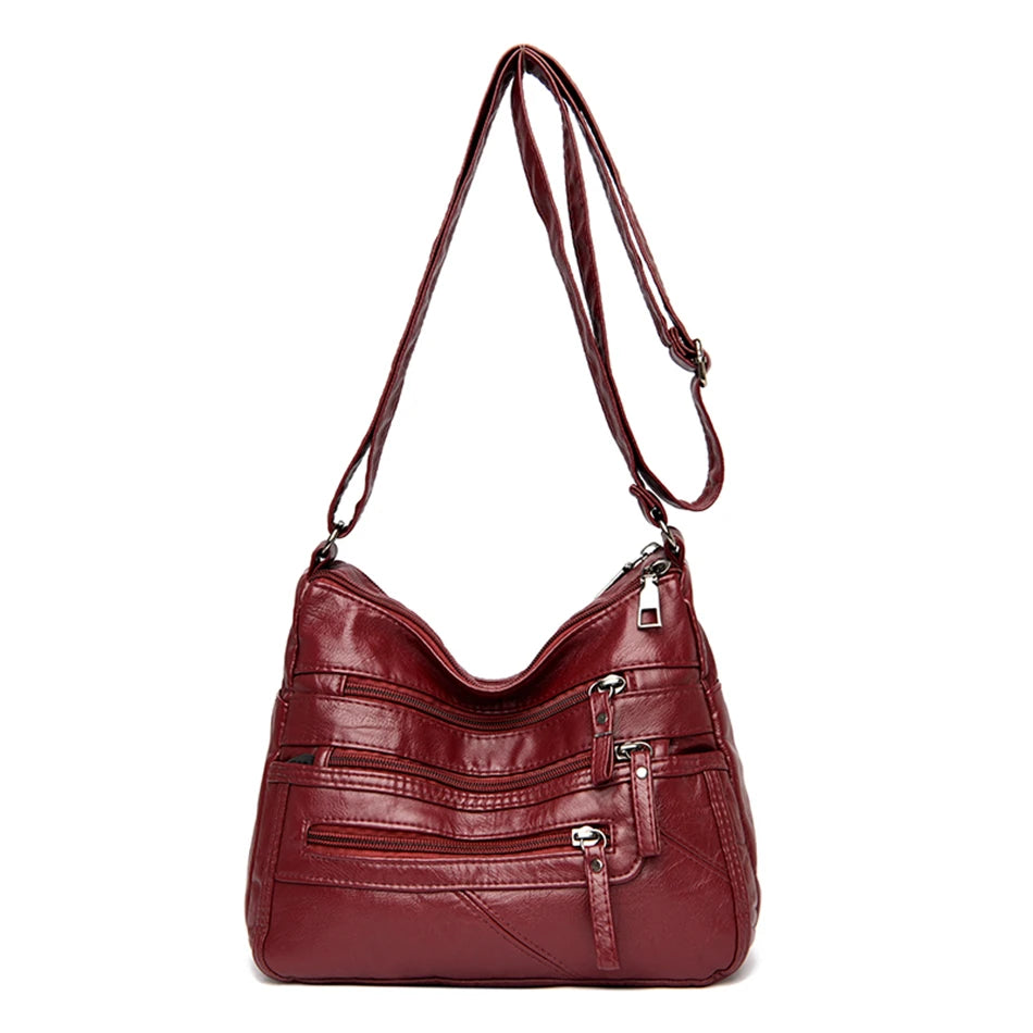 High-Quality PU Leather Crossbody Bag
