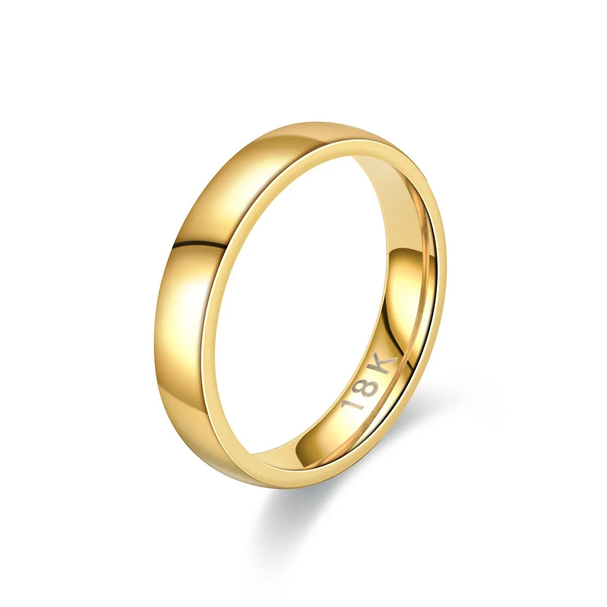 Gold Plated Simple Couple's Ring
