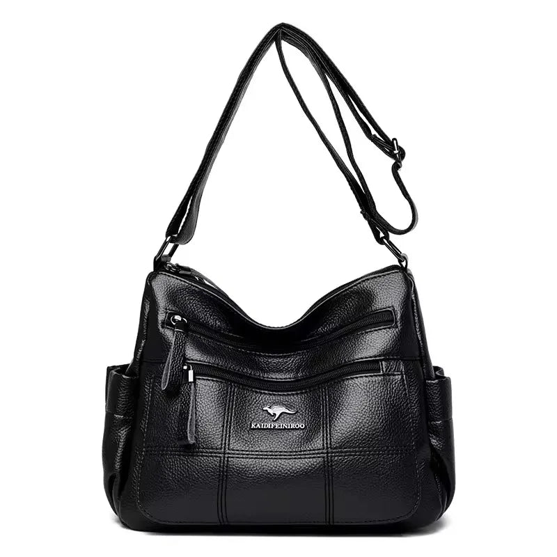 Casual Soft Leather Shoulder Crossbody Bag