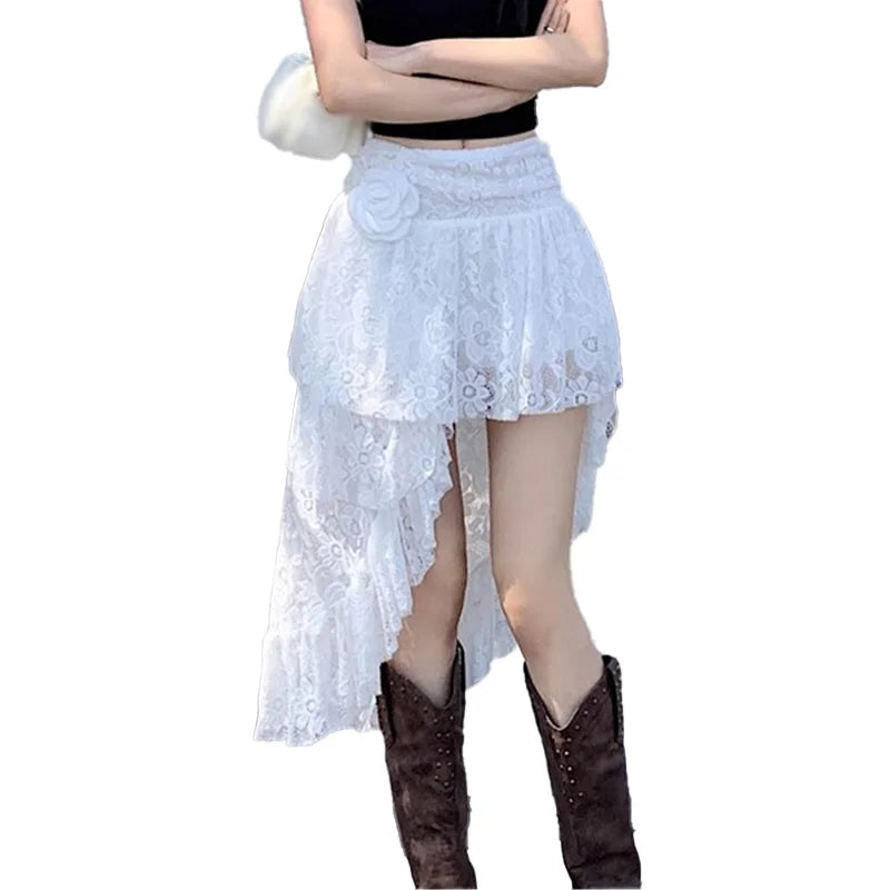 Women’s Retro High-Waist Puff Skirt