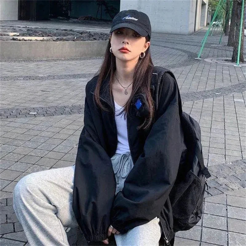 Women's Vintage Loose-Fit Work Jacket