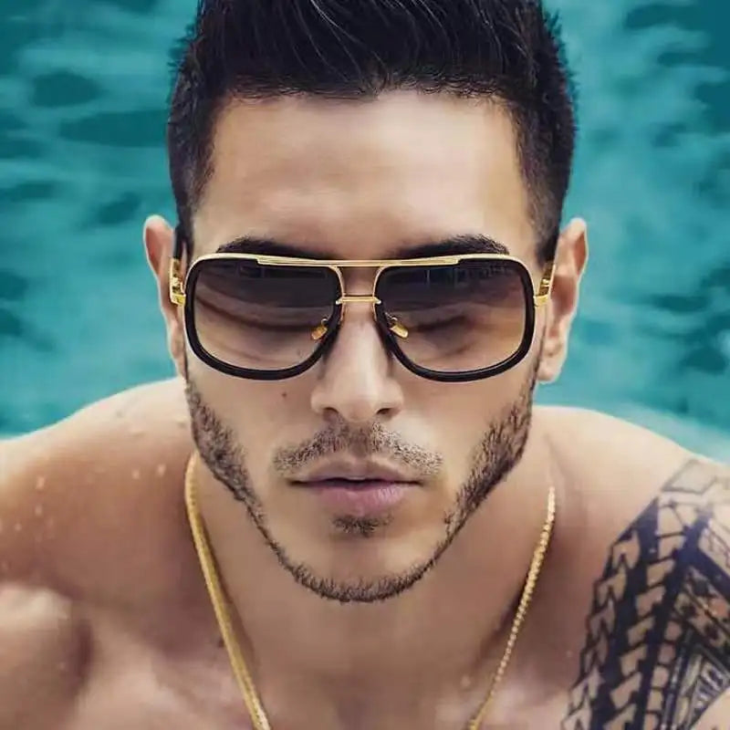 Cool Men’s Gradient Pilot Sunglasses UV400