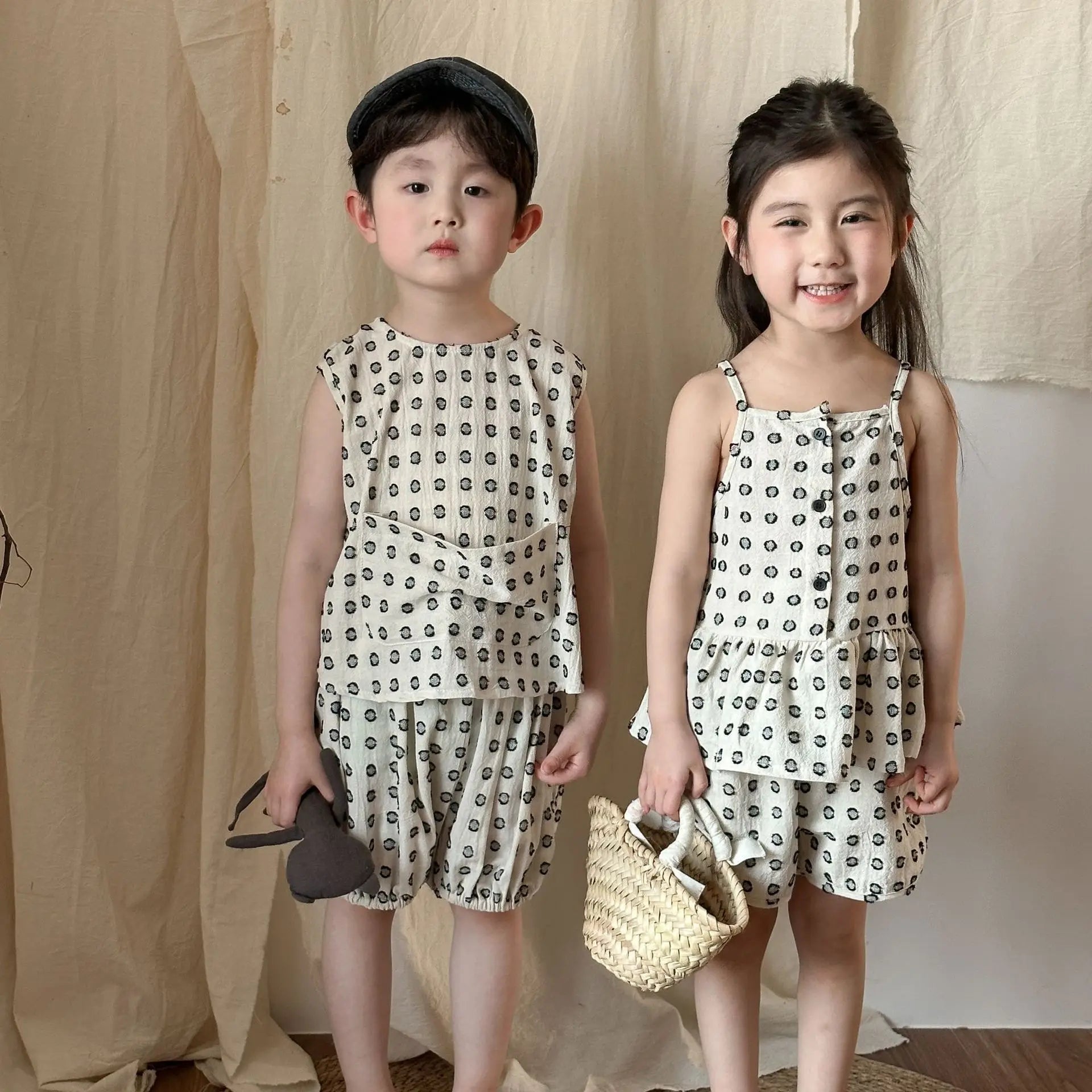 Siblings Summer Tee & Shorts Set