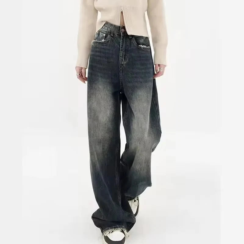 Y2K Baggy Jeans Women Retro Streetwear