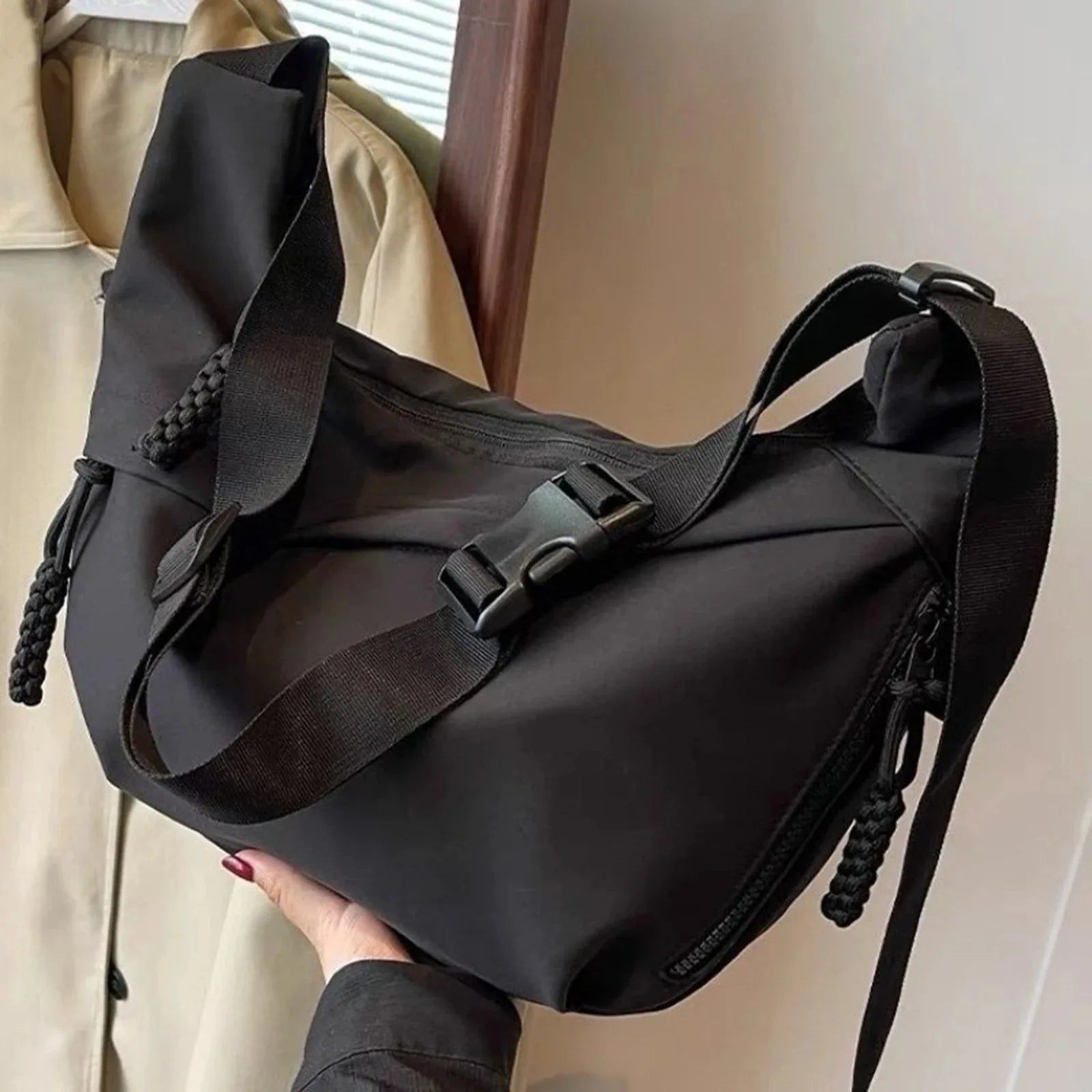 2025 Casual Canvas Crossbody Tote Bag