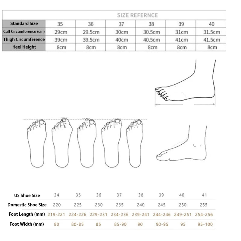 Pointed-toe Stiletto Heeled Boots Fashion