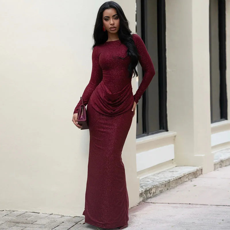 Doyerl Glitter Shiner Mermaid Formal Evening Dresses