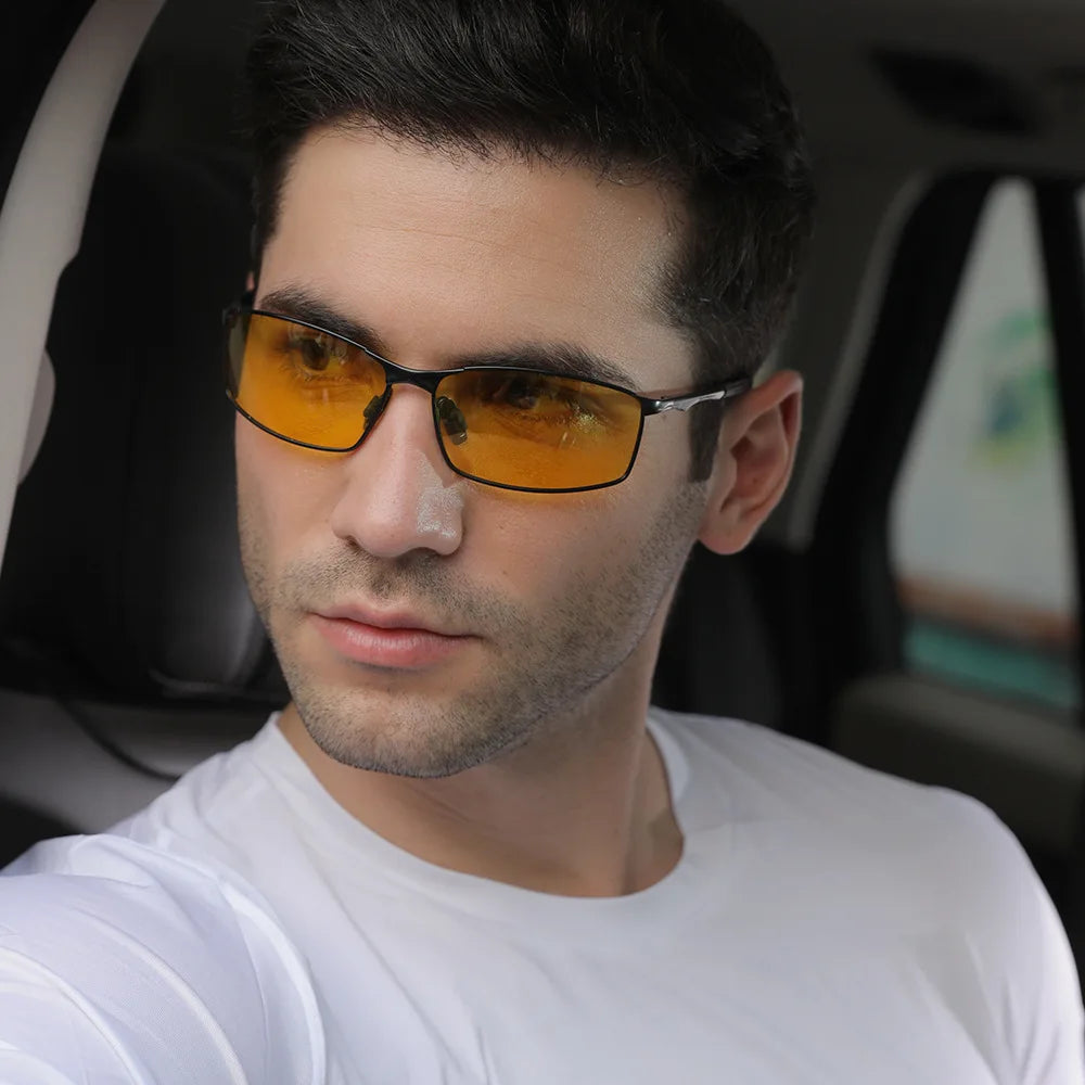Polarized Night-Vision Driving Glasses