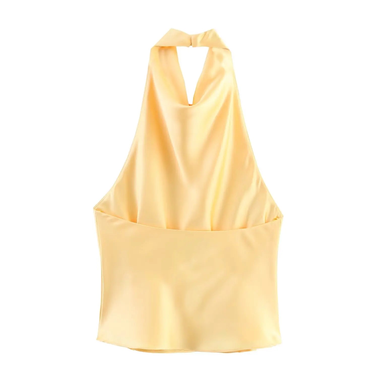HH Women New Fashion Versatile High Waist Slim Yellow Sequin