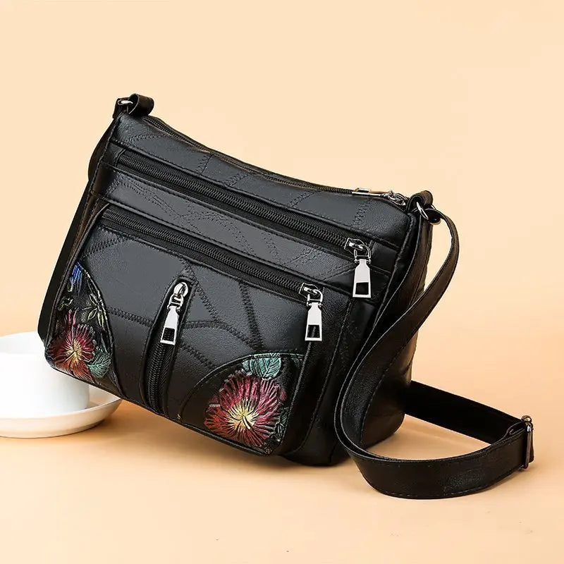 Korean Soft Leather Large Capacity Shoulder Bag