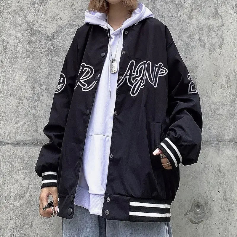 Loose American Style Baseball Jacket