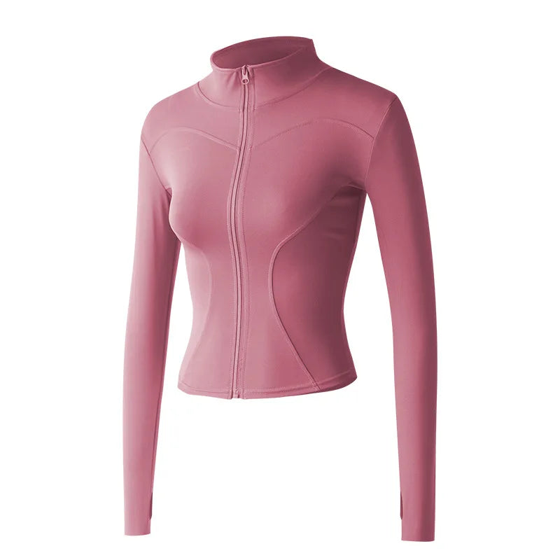 Women’s Zip Sports Jacket Winter Activewear