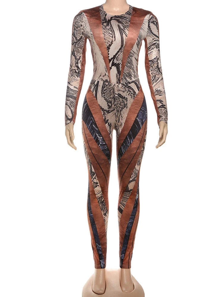 Sisterlinda Attractive Coquette Women 2 Piece Set Fashion Y2K Printed Full Sleeve O-neck Tops+High Waist Pants Female Outfits