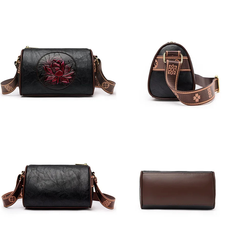 Casual Soft Leather Shoulder Crossbody Bag