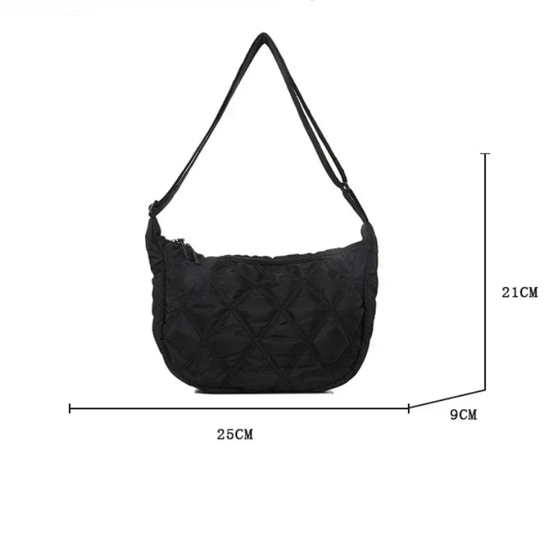 Embroidery Crossbody Shoulder Messenger Bag