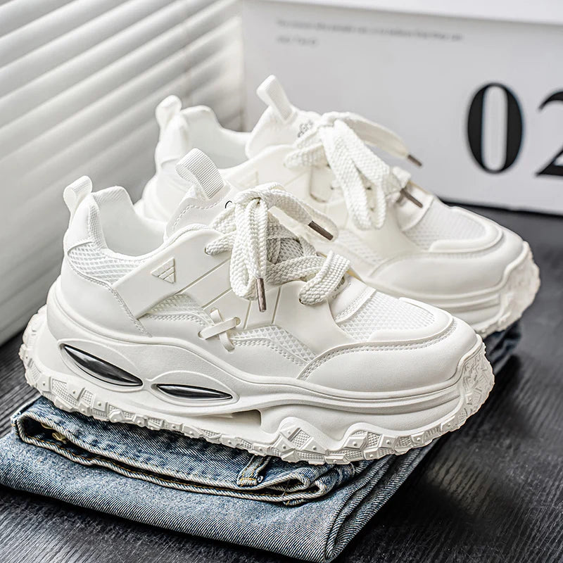 2025 New Street Style Shoes– Edgy Skate Shoes, Retro American, Thick Sole, Casual & Fashionable, Hiking Comfort