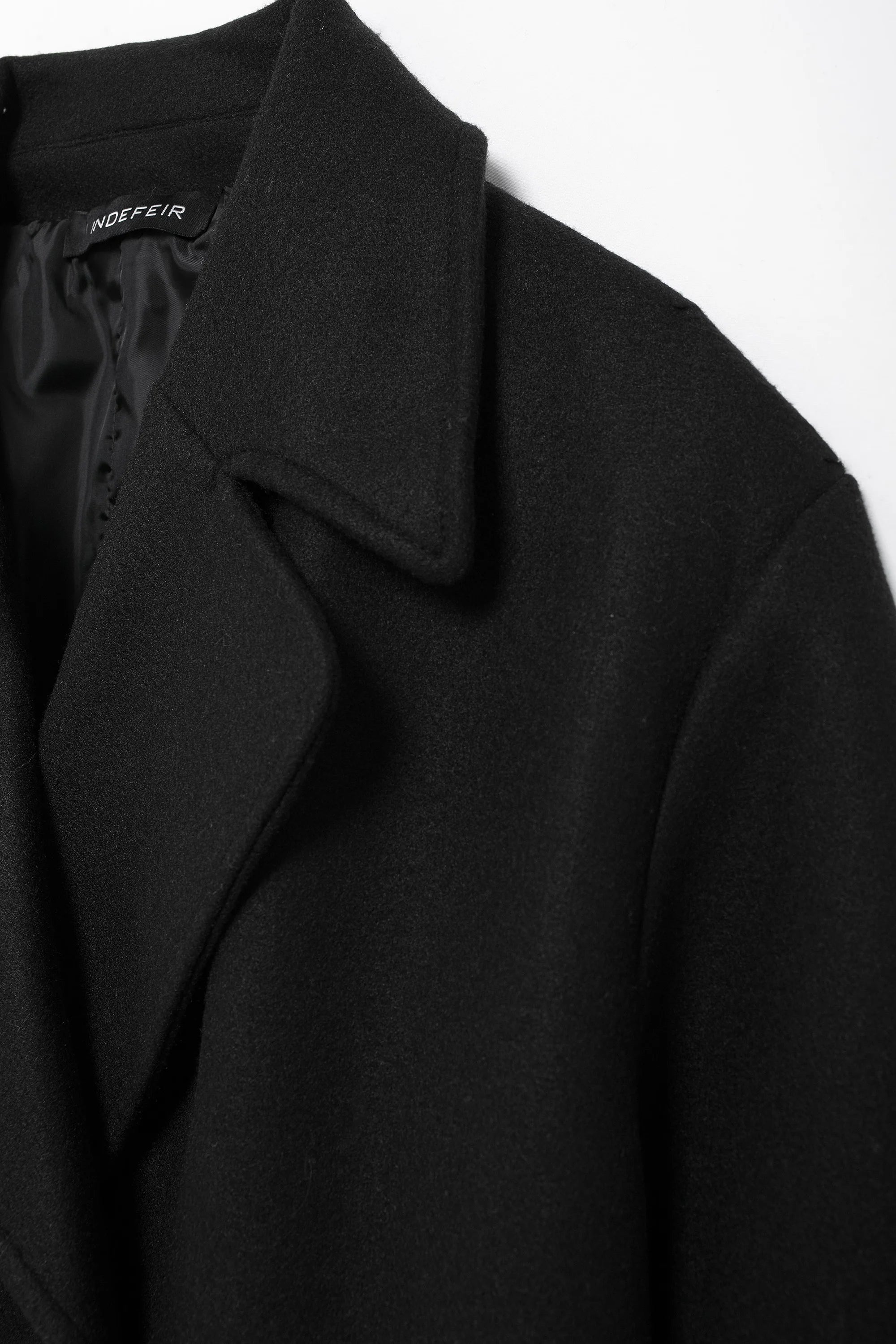 Winter Coat For Women 2024 Solid Lapel Double Breasted Long