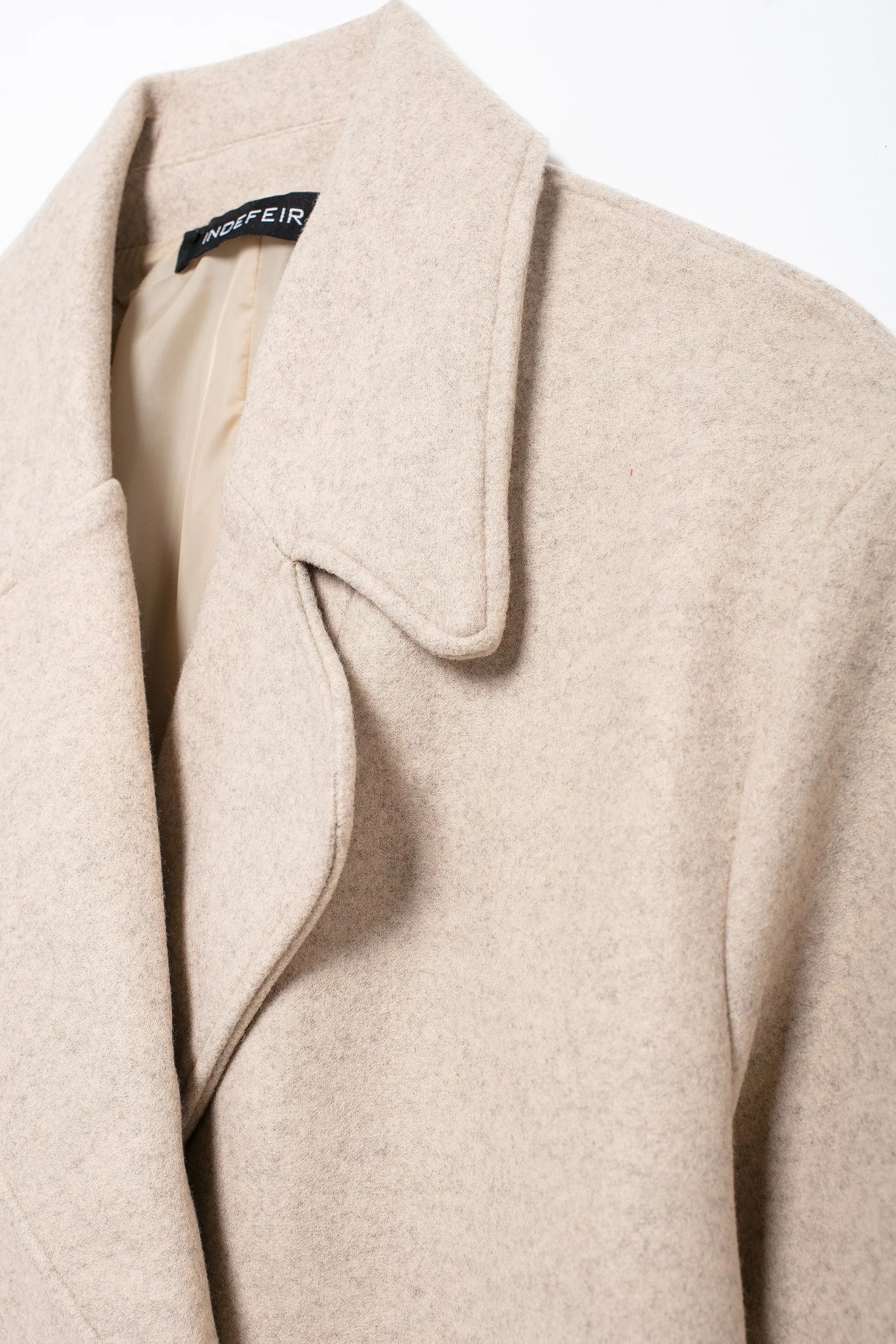 Winter Coat For Women 2024 Solid Lapel Double Breasted Long