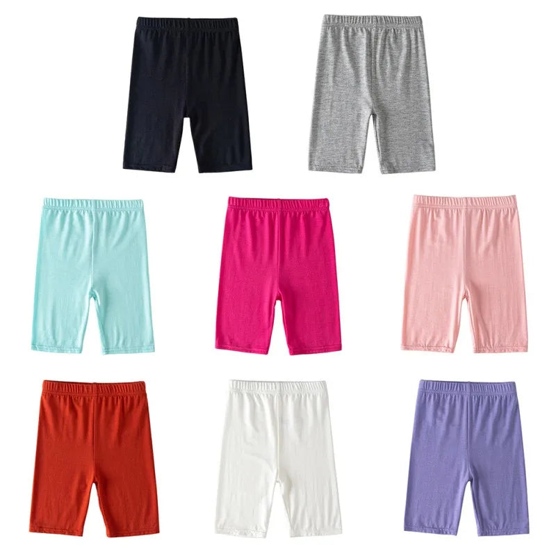 Girls High Waist Five-Point Shorts