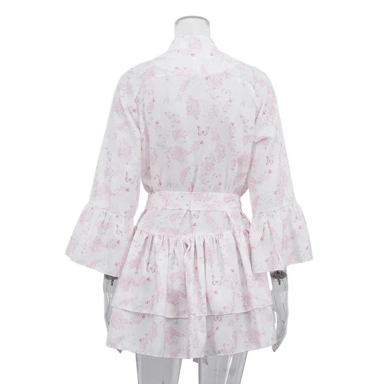 Spring Summer Elegant Classic Pleated Female Dress