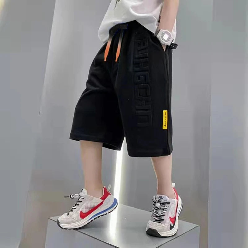 Boys Summer Sport Cotton Sweat Shorts