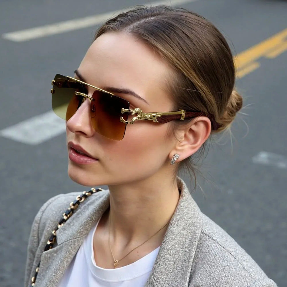 Vintage Square Sunglasses for Men & Women